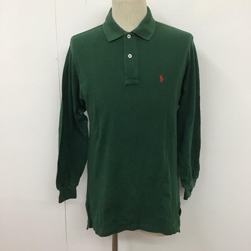 Polo by RALPH LAUREN S ポロバイラルフローレン ポロシャツ 長袖 Polo Shirt 緑 / グリーン / 10111375_画像1