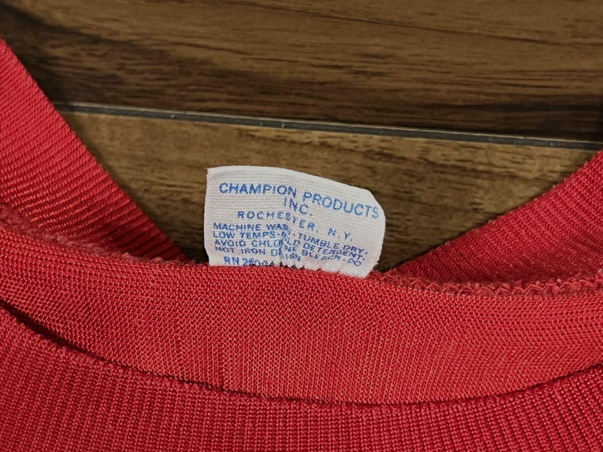 スペシャル70s Champion バータグ中期フットボールTシャツXL 3段ステンシル USA製 ビンテージ 検タタキタグランタグ単色リバース60s80s90s_画像6