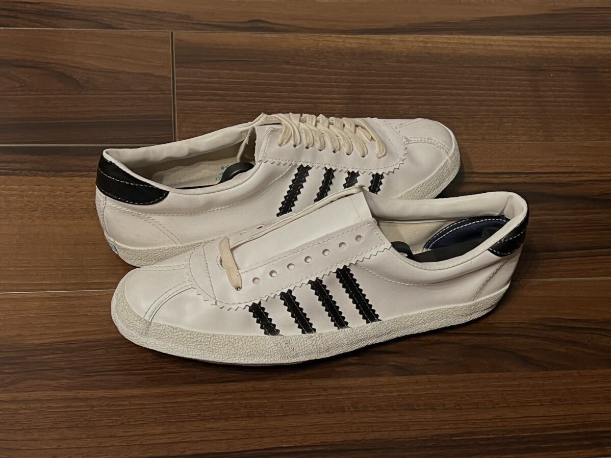  rare article 70s LASCO 4ps.@ line leather sneakers dead stock 9.5 made in Japan domestic production Vintage inspection adidas super Star usa store brand 60s80s90s