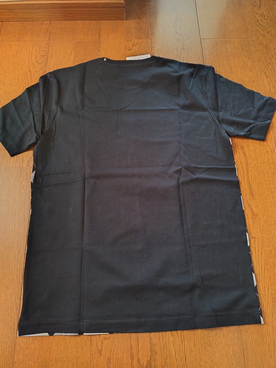 未使用 タグ付 バーバリーブラックレーベル 山陽商会 半袖Tシャツ 黒 サイズ3 Lサイズ相当 レターパックライト370円の画像6