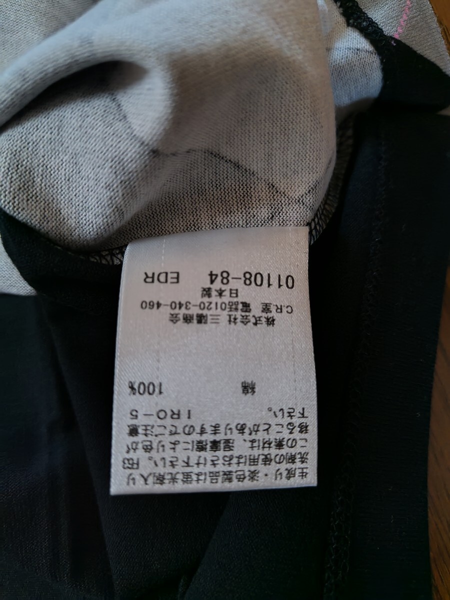 未使用 タグ付 バーバリーブラックレーベル 山陽商会 半袖Tシャツ 黒 サイズ3 Lサイズ相当 レターパックライト370円の画像5