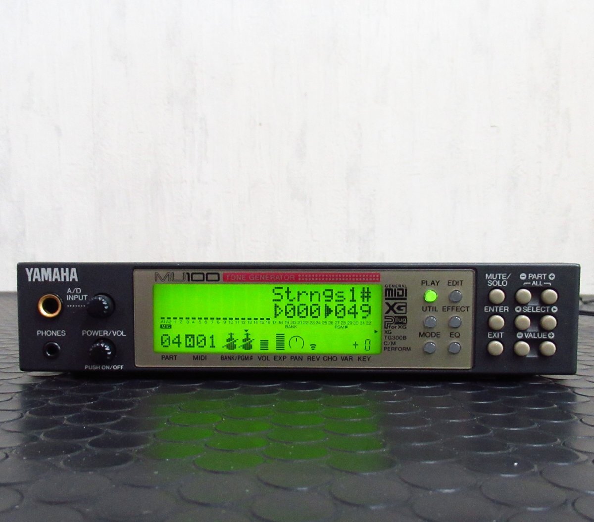 [ operation verification ending ] YAMAHA / MU100 / tone generator / Yamaha / sound module / XG plug-in board . extension possibility 