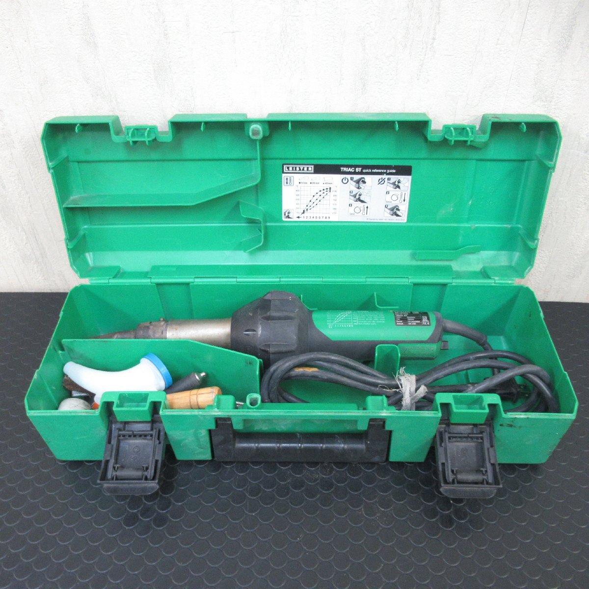 LEISTER ライスター プロ仕様ヒートガン Hot Air Tool TRIAC ST スイス製 【 中古品 / 動作確認済み 】_画像10