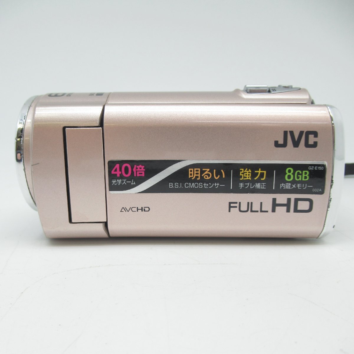 JVC GZ-E150-N ビデオカメラ Everio フルハイビジョン対応 2014年製【 中古品 / 動作確認済み 】_画像3