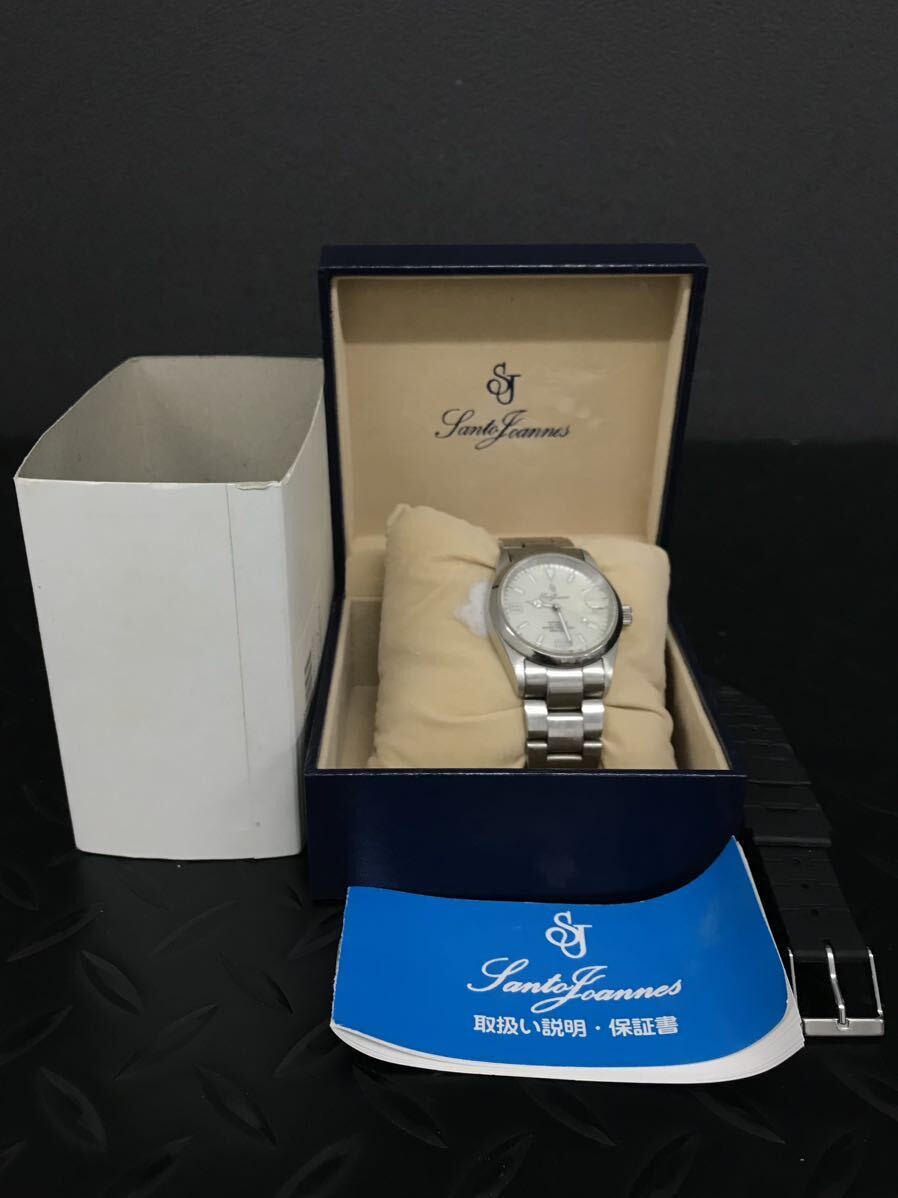 H344★SANTO JOANNES セントジョイナス 5004-07 自動巻き 稼働品 箱付き 腕時計の画像1
