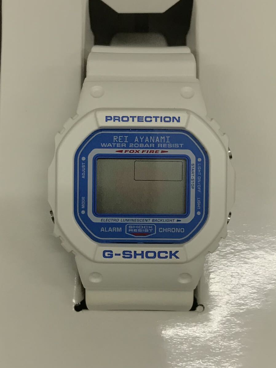 F98★G-SHOCK×EVANGELION エヴァンゲリオン 新劇場版:序 綾波レイ 限定モデル DW-5600VT 動作未確認 の画像2