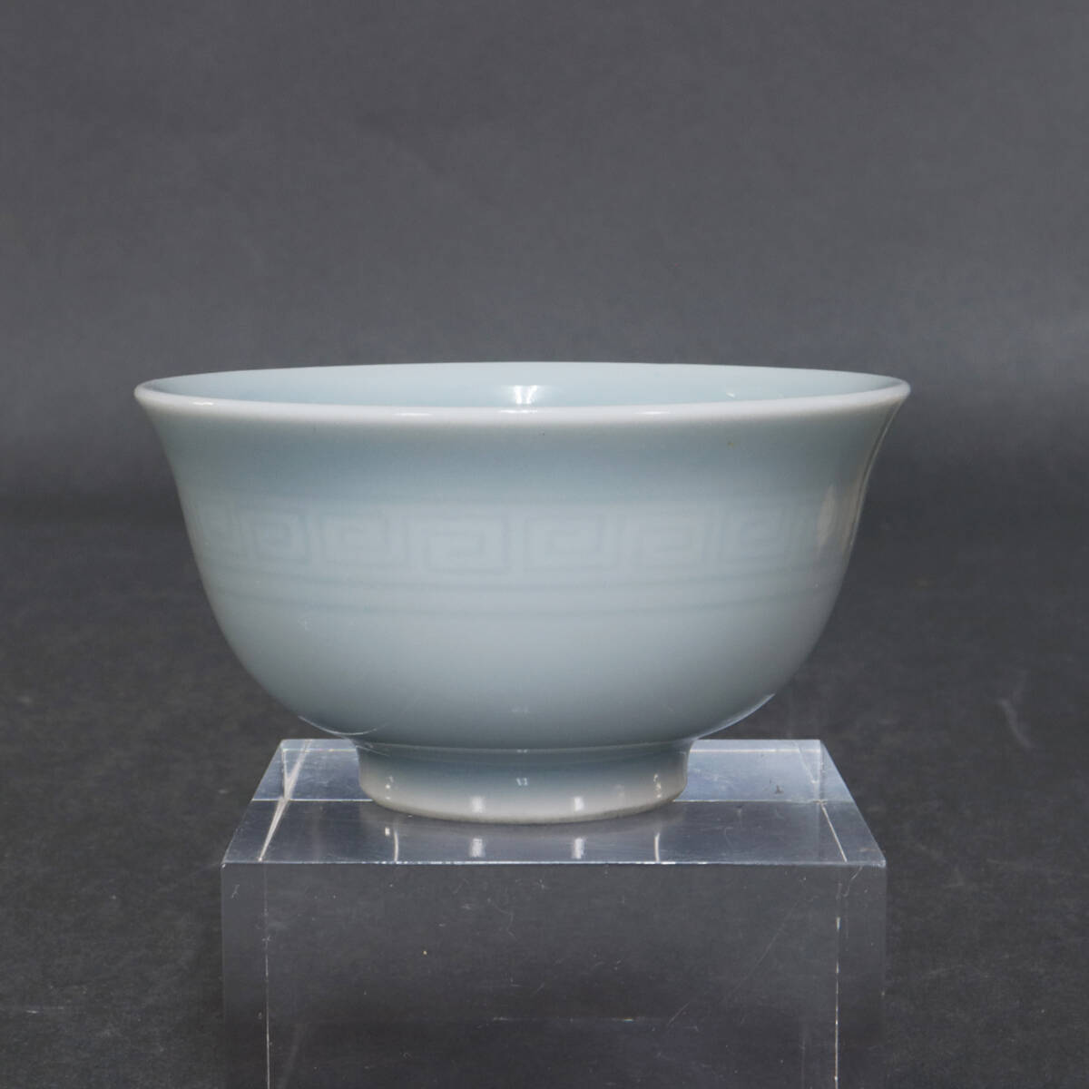 3 fee Kiyoshi manner . flat (.... member ) celadon sake sake cup genuineness guarantee 