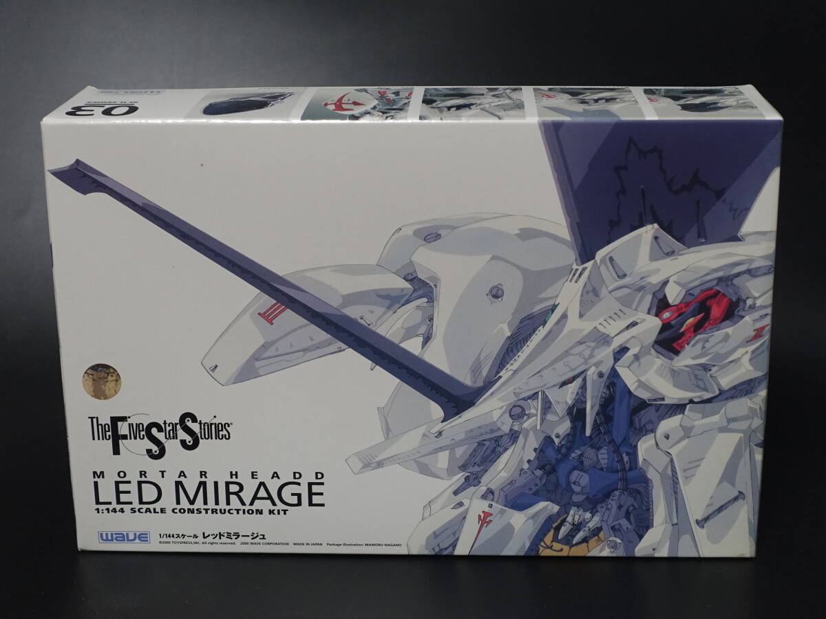 WAVE wave The Five Star Stories 1/144 red Mirage not yet constructed inspection ) Heavy Metal L-Gaim 