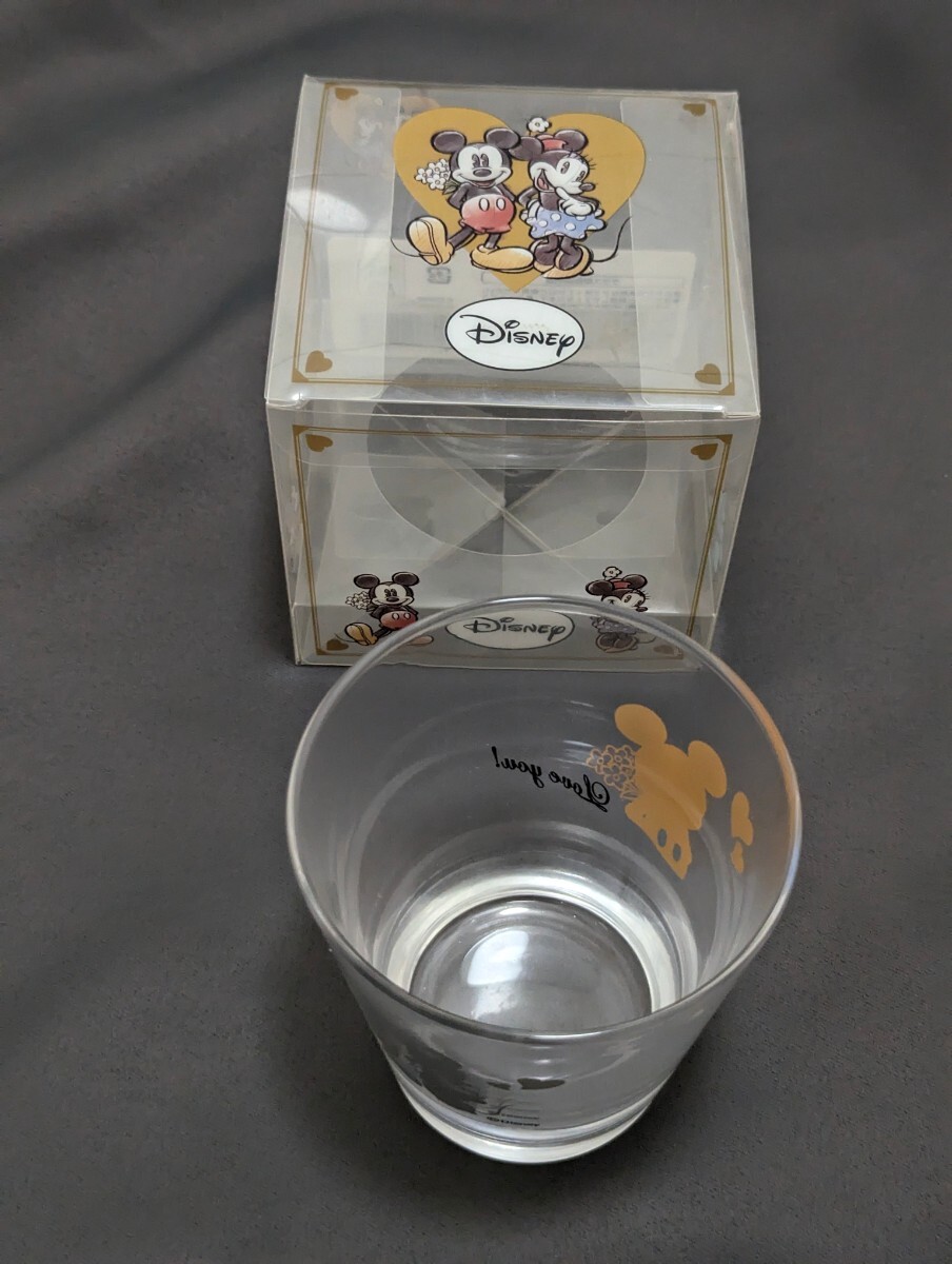 ■送料無料 ディズニー ミッキーマウス disney ガラス製 グラス 元ケースあり ロックグラス　1個　未開封でしたが撮影のため開封しました_画像8