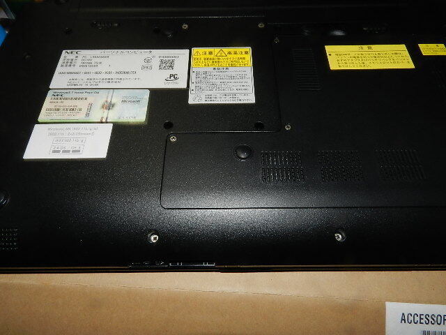 ☆ NEC/LAVIE PC-LS550AS6B/LS550/AS6B ノートパソコン ※元箱付き 良品_画像4