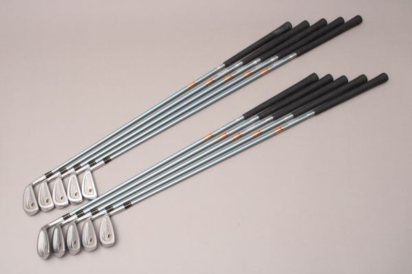 【良品】ホンマ アイアンセット 10本《3-11/S》Hiro Honma LB-606 CAVITY BACK 黒《R-1》T-800 BORON M50 シャフト美品 ゴルフ ＃160※G254_画像10