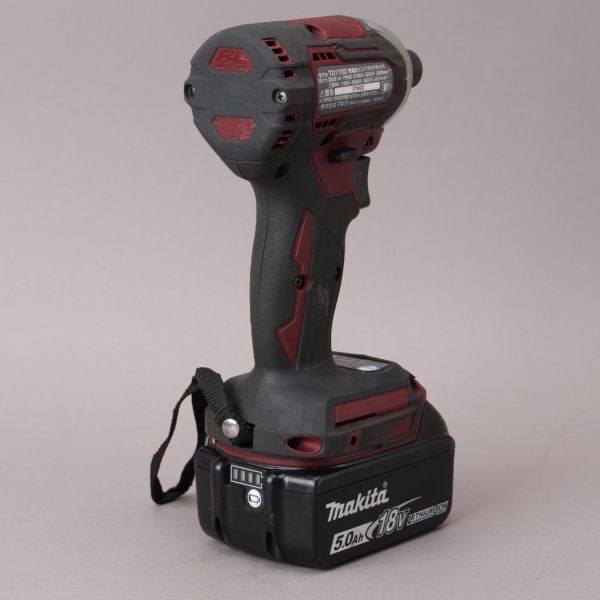  superior article makita Makita rechargeable impact driver 18V TD170D limitation color red operation goods battery / fast charger attaching 5.0Ah electric #800118/a.a