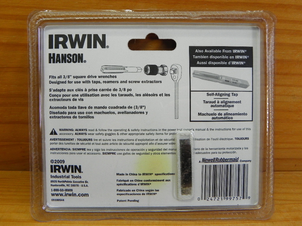 アーウィン IRWIN 3/8(9.5) チャック式 タップ ホルダー アダプター ソケットレンチ M3～M6用_画像4