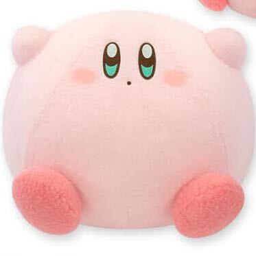  free shipping!! * tag equipped * star. car bi. Kirby soft toy wool felt manner super BIG soft toy .... seat .!