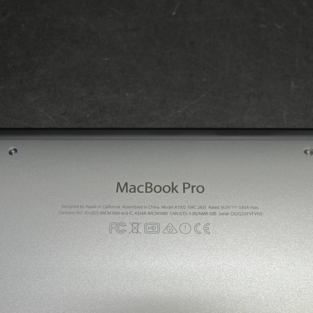 MacBook Pro (Retina 13-inch、Early 2015) A1502 Corei5 2.7GHz メモリ8GB SSD128GB / DVDドライブ付き A1379 管理:ミ-17の画像9