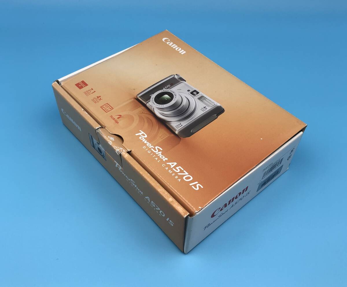 7702900-1【Canon】キャノン/PC1225/PowerShot A570 IS/コンパクトデジタルカメラ/デジタルカメラ/デジカメ/通電確認済の画像10