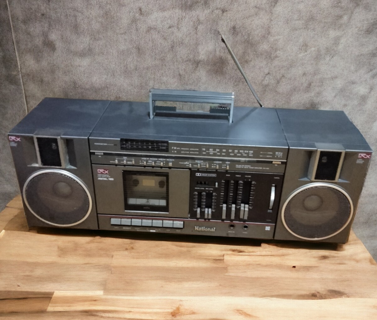 National ナショナル RX-C60 ラジカセ ラジオ FM/AM カセットレコーダー 昭和レトロ 追加画像有_画像1