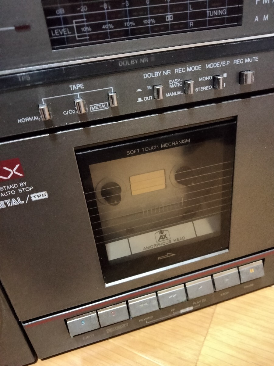 National National RX-C60 radio-cassette radio FM/AM cassette recorder Showa Retro addition image have 