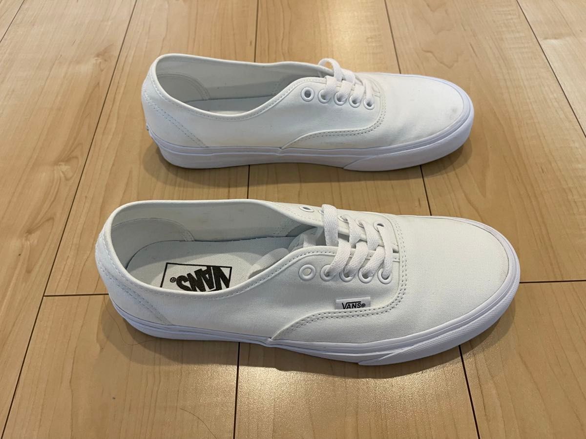 VANS バンズ ヴァンズ スニーカー ホワイト　白　26.5