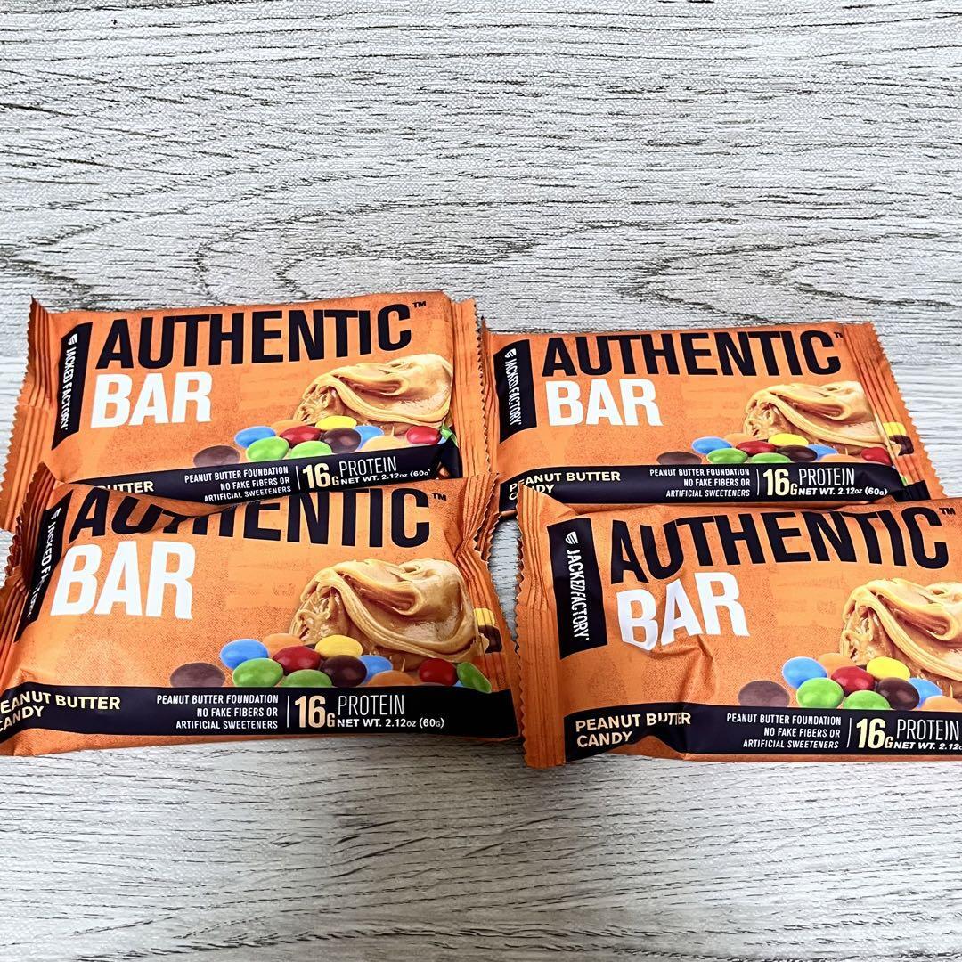  Jack do Factory protein bar 4 piece set peanuts butter candy 