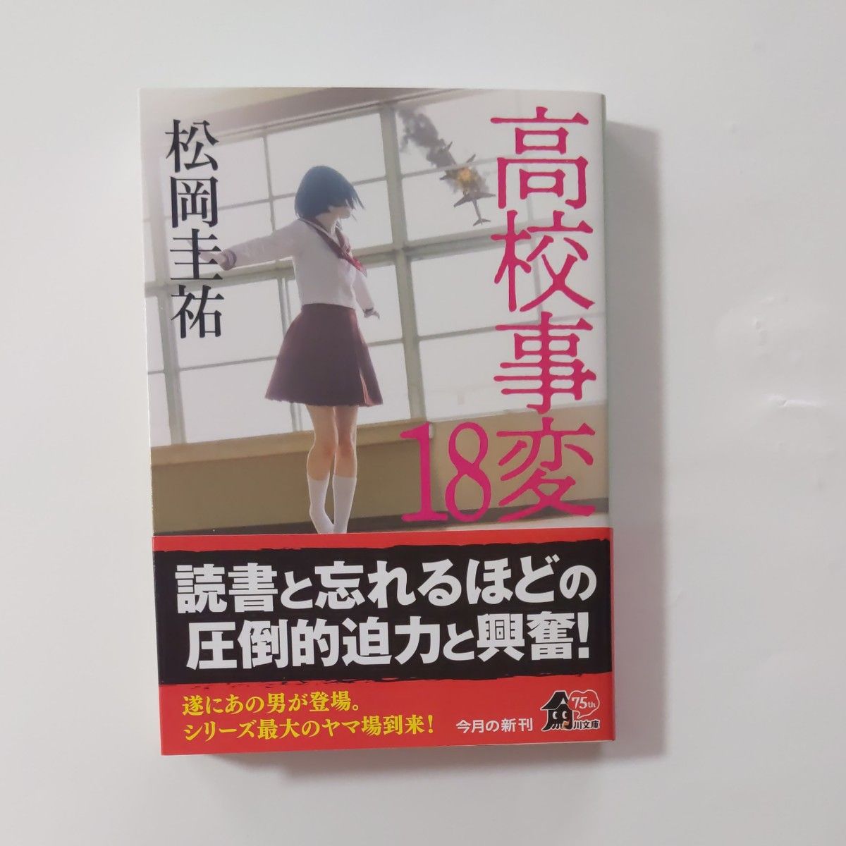 高校事変　１８ （角川文庫　ま２６－６２５） 松岡圭祐／〔著〕