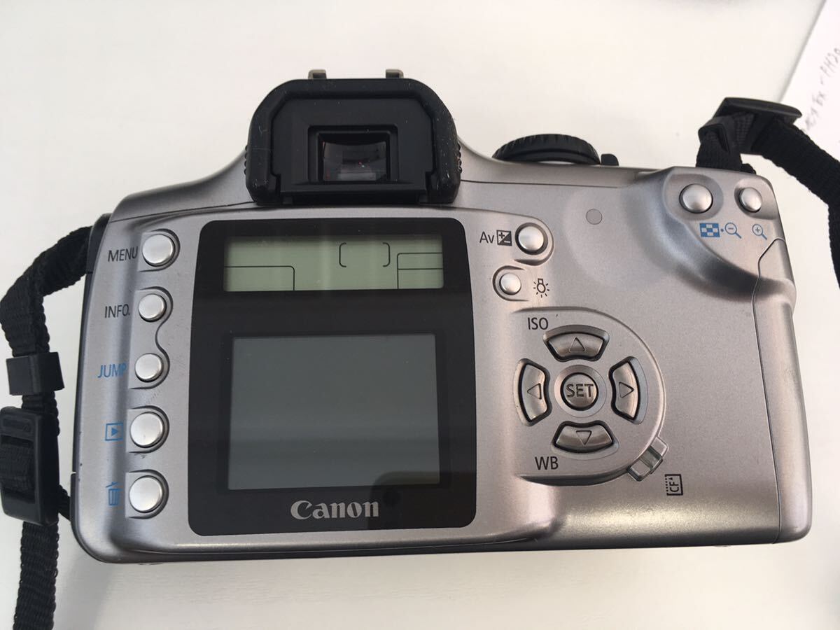 【動作確認済！】Canon キャノン EOS Kiss Digital ZOOM LENS EF-S 18-55mm 3.5-5.6 USM予備バッテリーおまけ付きの画像8