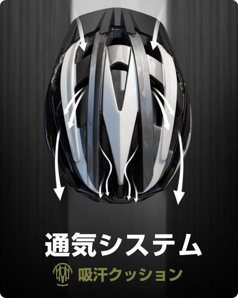 OUTDOORMASTER 自転車ヘルメット ロードバイク MTB 両用 L ヘルメット