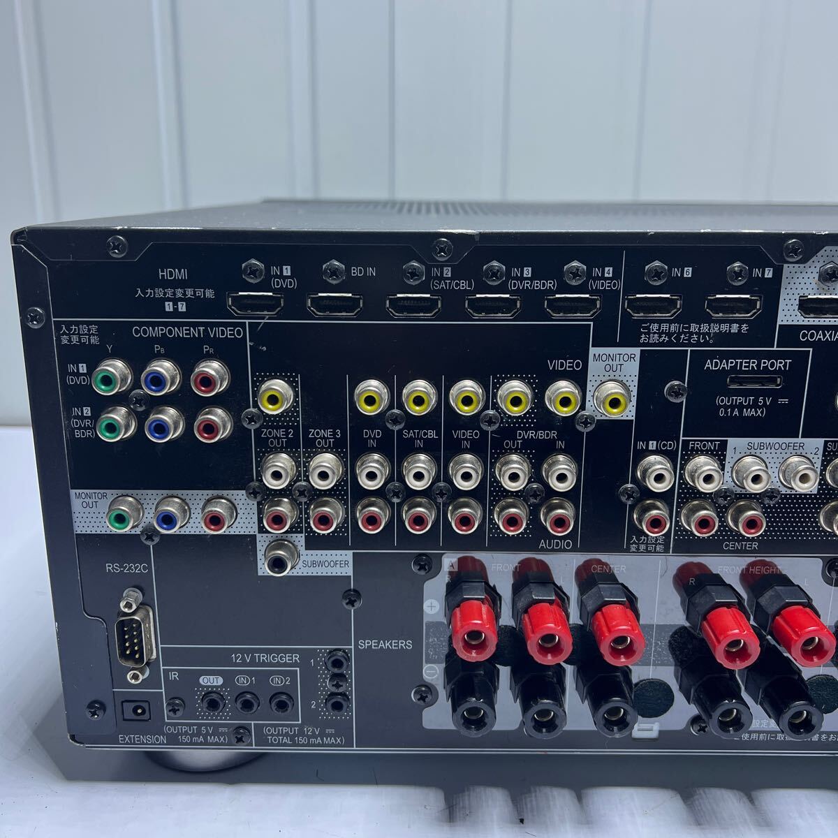 Pioneer パイオニア AVアンプ av amplifier SC-LX56 通電確認_画像8