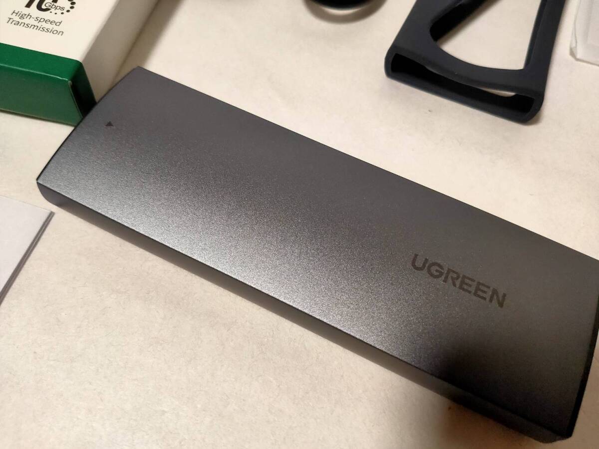[ один иен старт ]UGREEN M.2 SSD установленный снаружи кейс NVME специальный M.2 SSD кейс USB3.2 Gen2 подключение UASP соответствует 10Gbps высокая скорость пересылка 1 иен HAM01_2581
