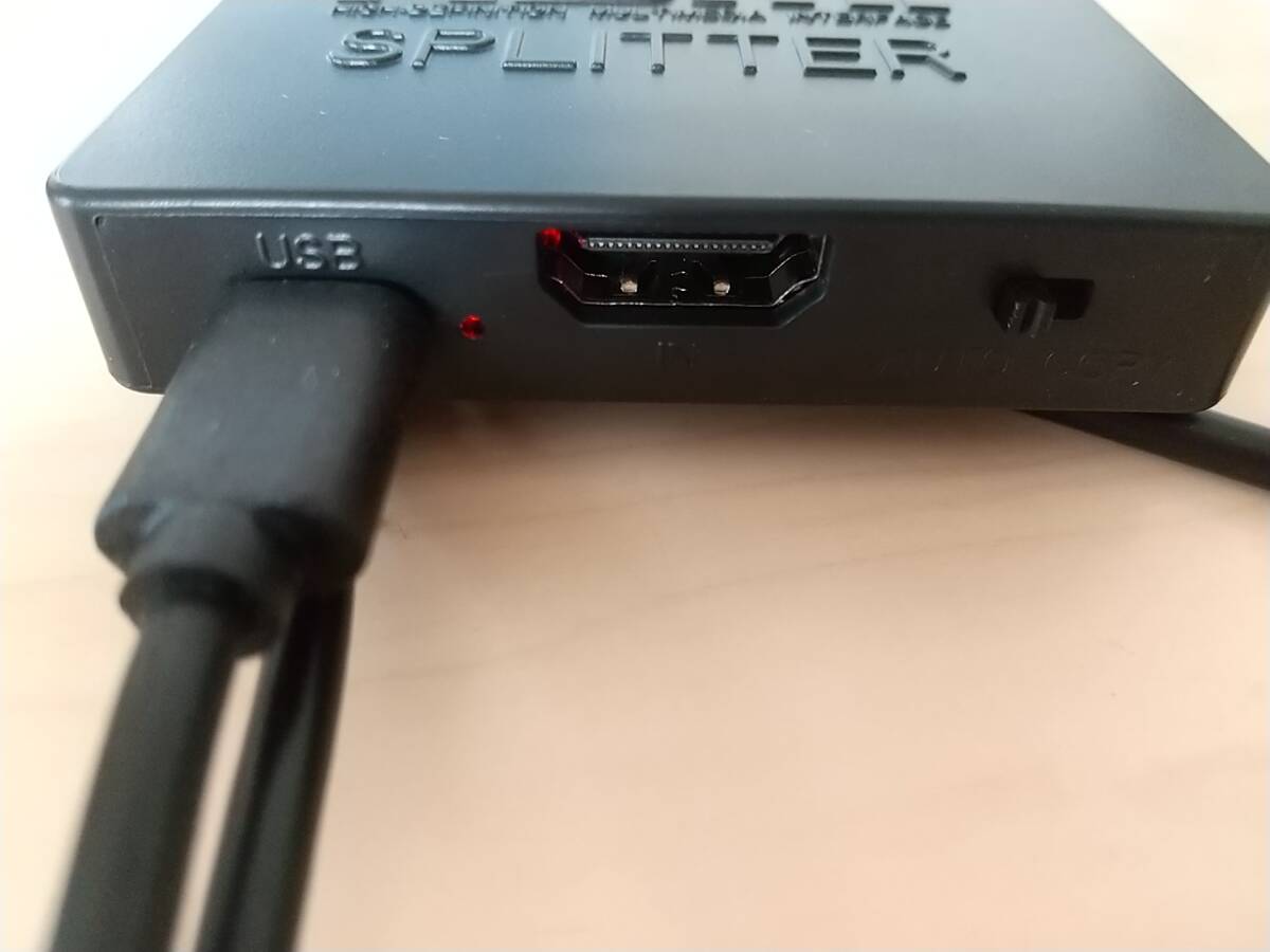 [ one jpy start ]avedio links HDMI distributor 4Kx2K HDMI splitter 1 input 2 output 3D full HD 1080P HDCP1.4 correspondence HDMI[1 jpy ] HOS01_0966