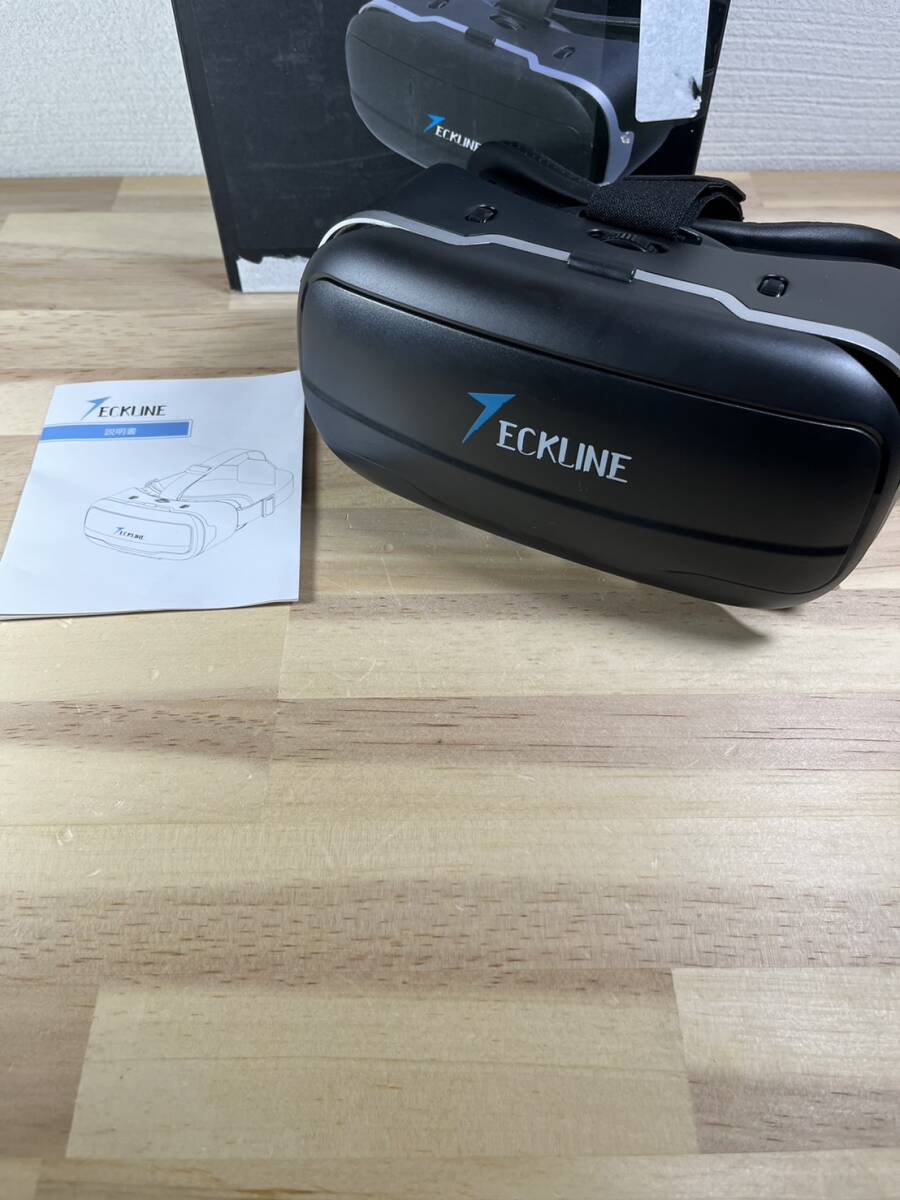 【一円スタート】TECKLINE VRゴーグル スマホ用 ヘッドマウントディスプレイ VR ゴーグル 3D メガネ スマホ DMM VR動画「1円」URA01_3141_画像1