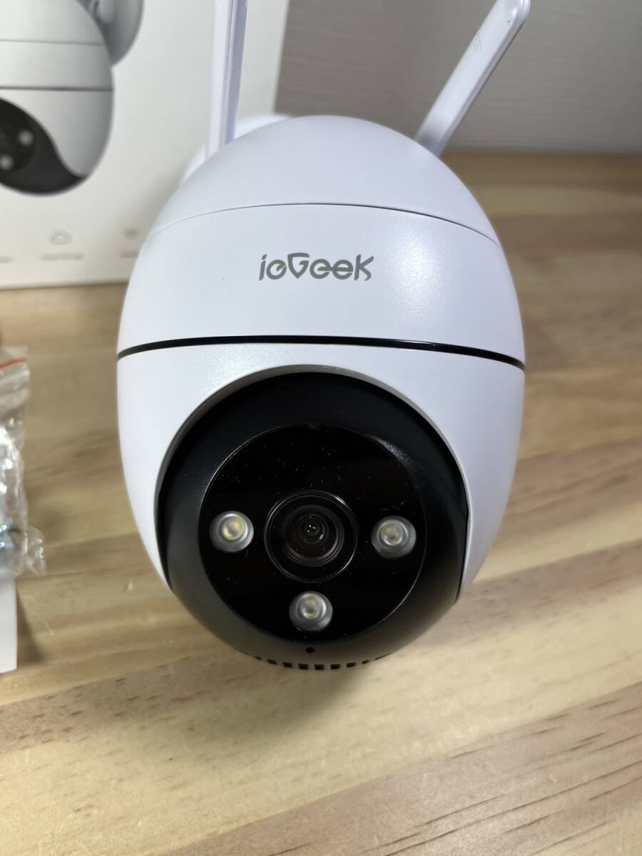 [ one jpy start ]ieGeek ZS-GQ2 security camera outdoors 300 ten thousand pixels 360°PTZ installing 24 hour usually video recording .. image monitoring color night vision [1 jpy ]URA01_3199