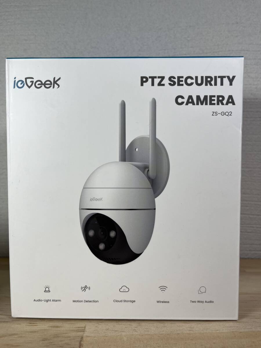 [ one jpy start ]ieGeek ZS-GQ2 security camera outdoors 300 ten thousand pixels 360°PTZ installing 24 hour usually video recording .. image monitoring color night vision [1 jpy ]URA01_3199