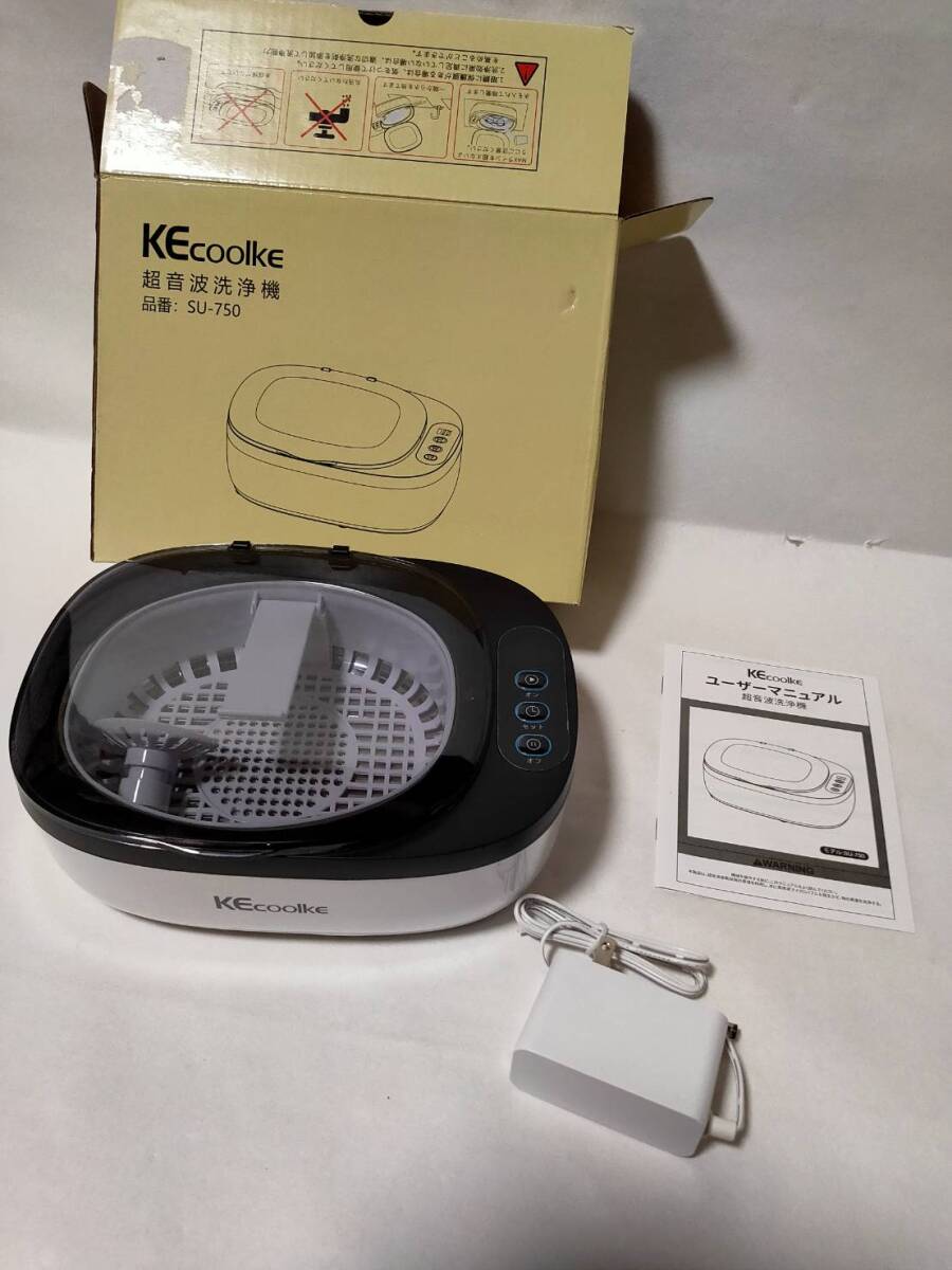 [ один иен старт ]KECOOLKE ультразвук ювелирные изделия очиститель,750ml Sonic очиститель, цифровой таймер имеется 1 иен HAM01_2601