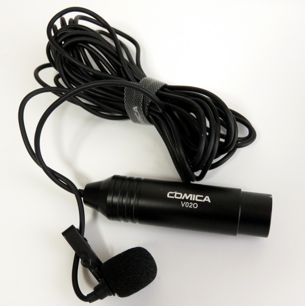 【1円スタート】COMICA CVM-V02O XLRピンマイク 全方向性 ビデオ録音用 4.5m 1円 TER01_1506_画像2