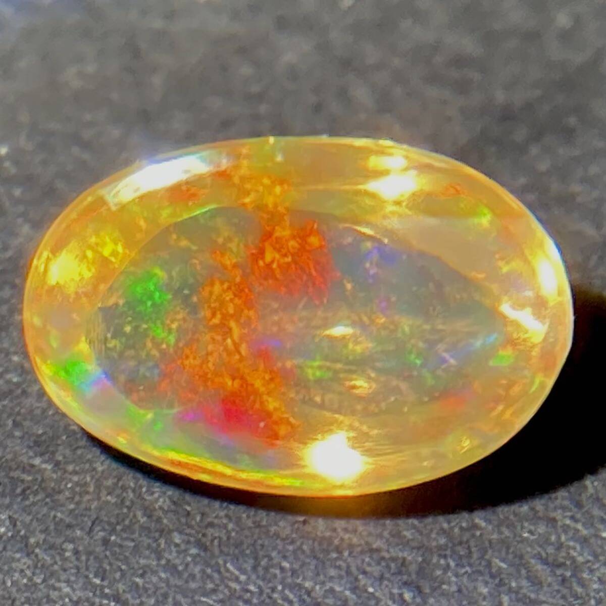 遊色効果!!●天然オパール1.480ct●m 約10.08×6.63mm ルース 裸石 宝石 ジュエリー jewelry opal n_画像3