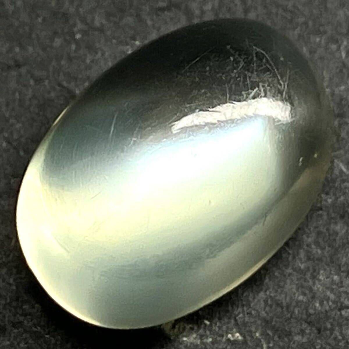 ●天然ムーンストーン4.589ct●m 約12.0×8.5mm ソーティング付 ルース 裸石 宝石 ジュエリー jewelry moon stone シラー効果 フェルスパー_画像1