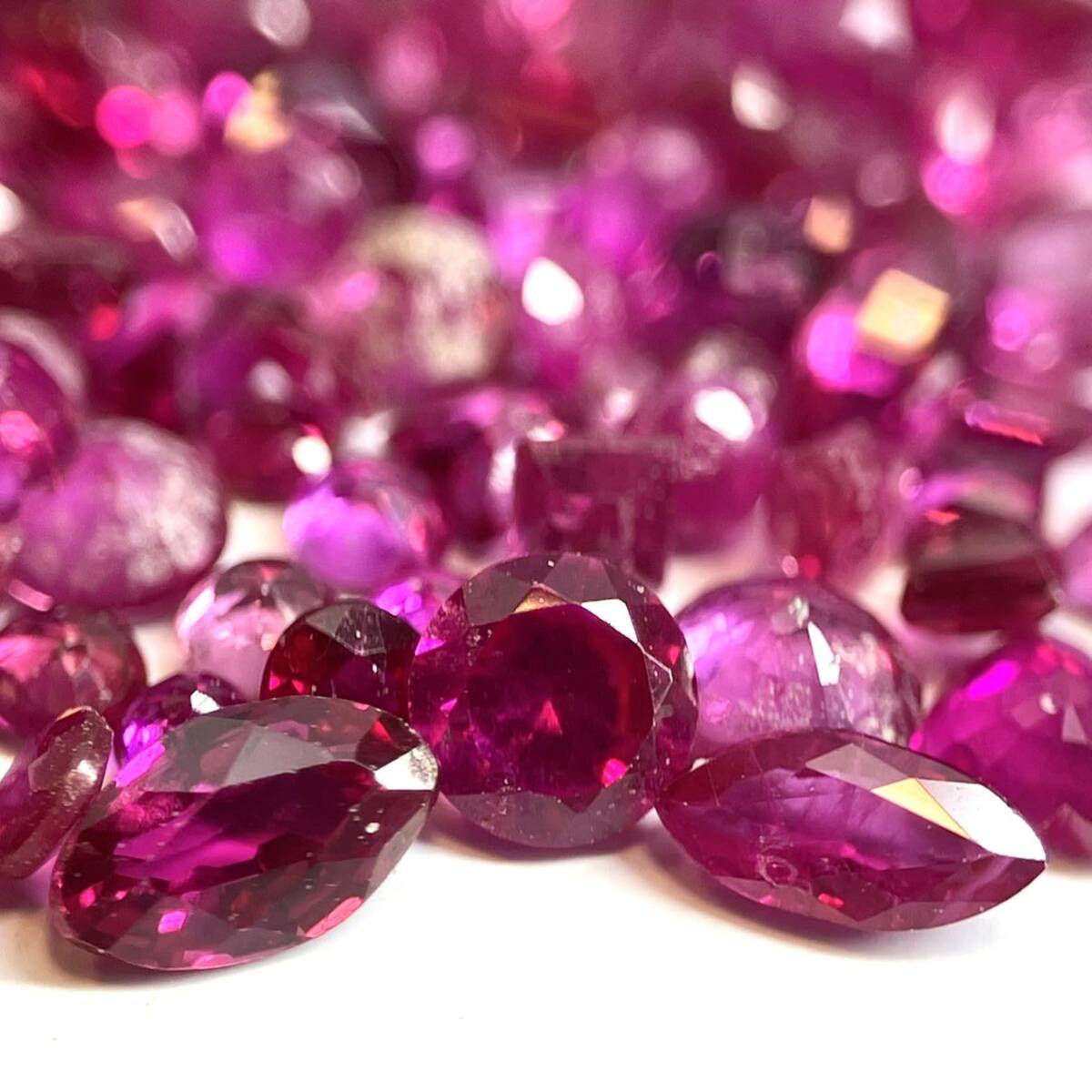 ★天然ルビーおまとめ30ct★m ルース 裸石 宝石 ジュエリー jewelry ルビー Ruby①_画像2