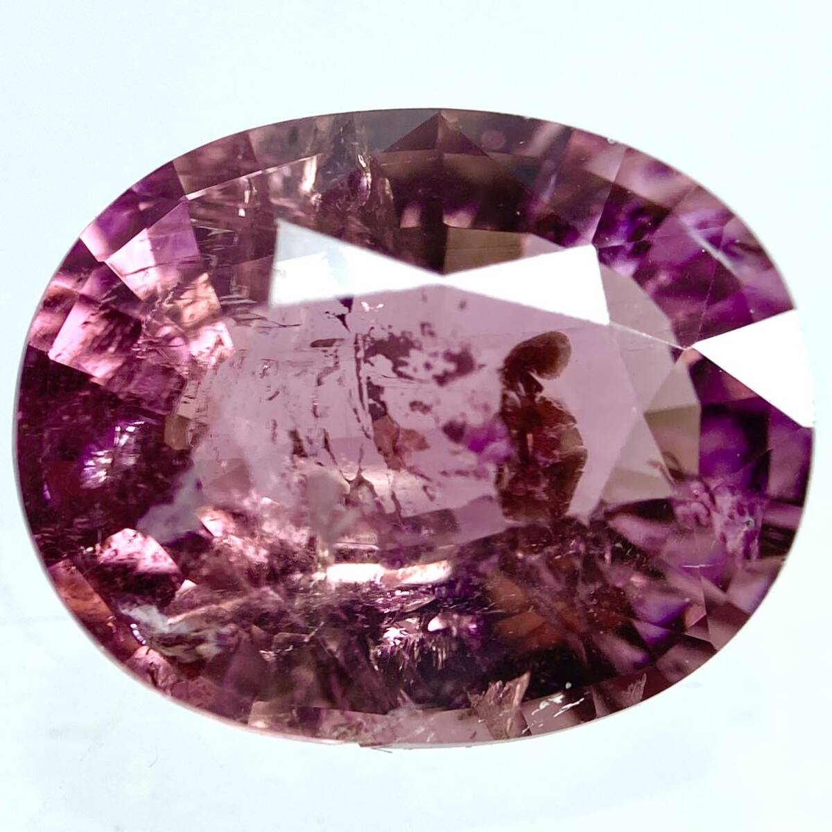 3.3ctUP!!●天然ピンクトルマリン3.390ct●m 約11.0×8.8mm ルース 裸石 宝石 ジュエリー tourmaline jewelry pink テ DG0_画像1