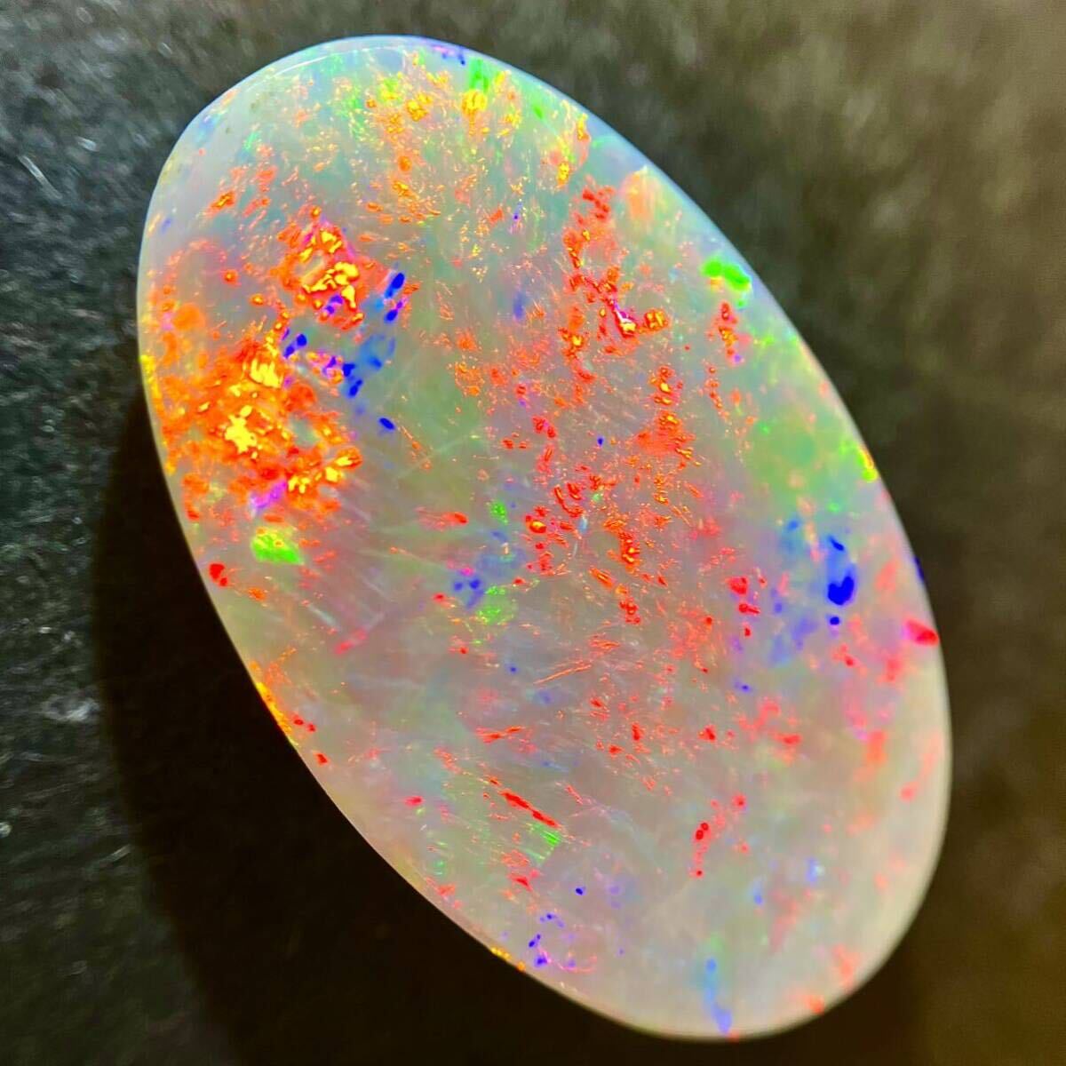 遊色効果抜群!!★天然オパール4.778ct★m 約18.3×11.3mm ルース 裸石 宝石 ジュエリー jewelry opal_画像4