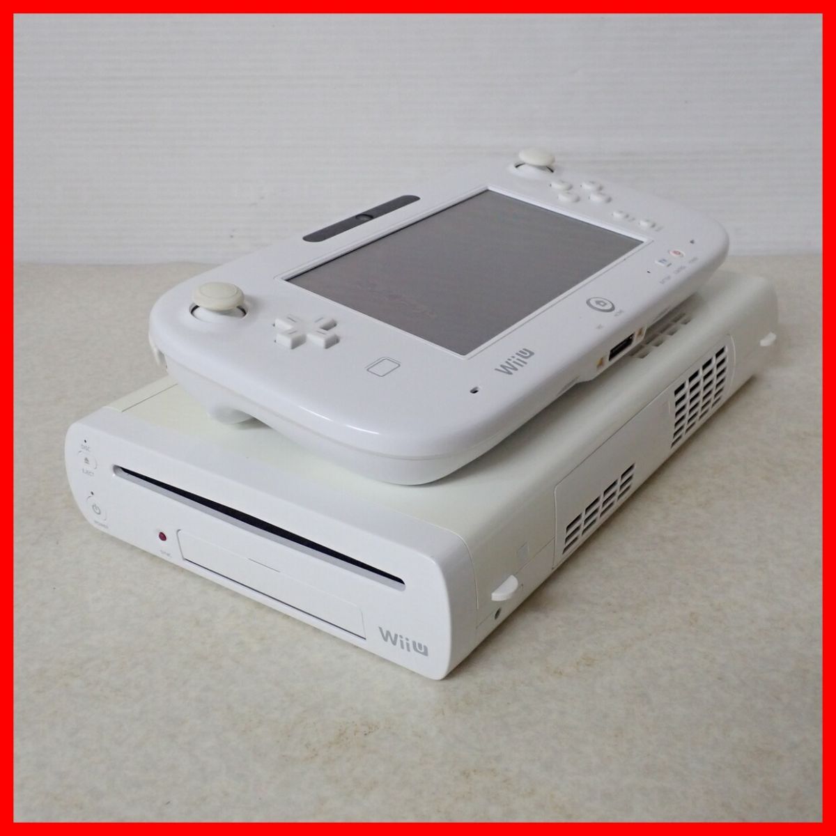 動作品 WiiU 32GB 本体 シロ Nintendo 任天堂【20の画像7