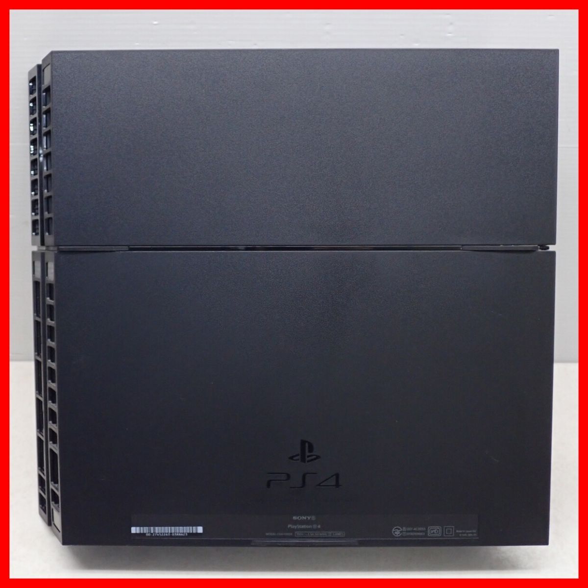 動作品 PS4 プレステ4 本体 CUH-1100A 1TB HDD換装品 ジェット・ブラック コントローラー欠品 PlayStation4 SONY ソニー 箱付【20の画像3