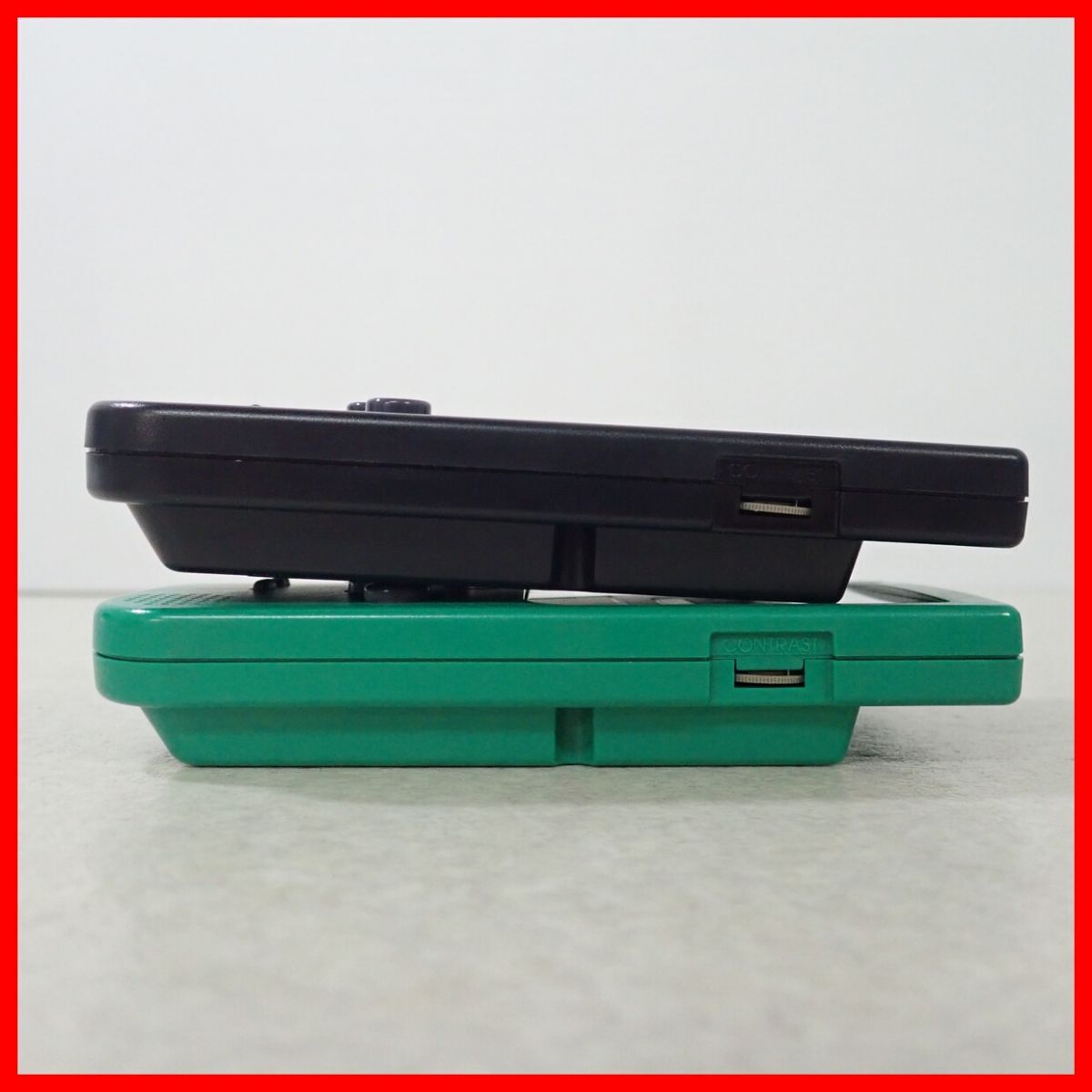 GBP Game Boy карман корпус MGB-001 зеленый / черный совместно 2 шт. комплект Nintendo nintendo коробка мнение есть с дефектом товар [10