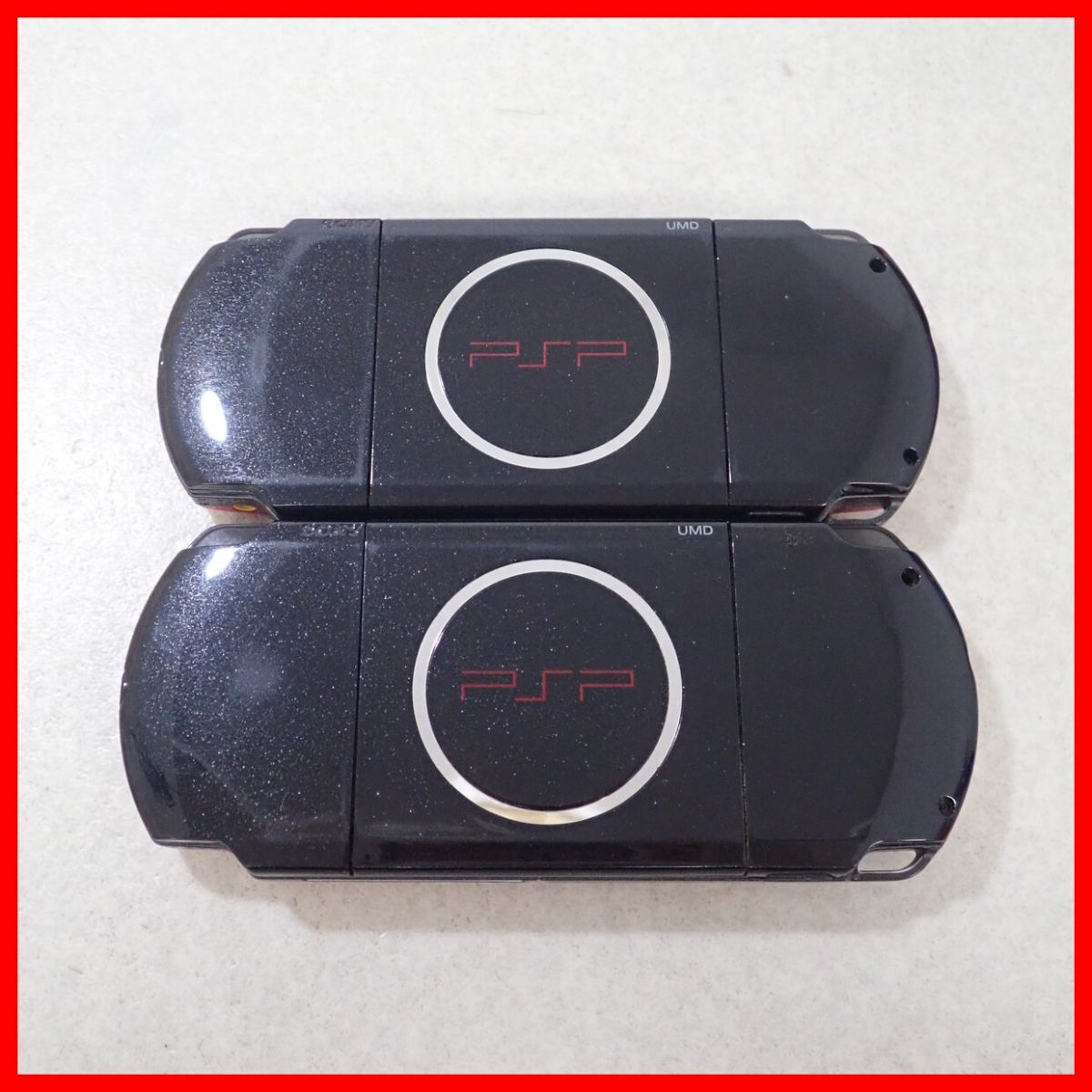 PSP PlayStation * портативный корпус PSP-3000 красный / черный VALUE PACK совместно 2 шт. комплект SONY коробка мнение есть первый период . settled Junk [20