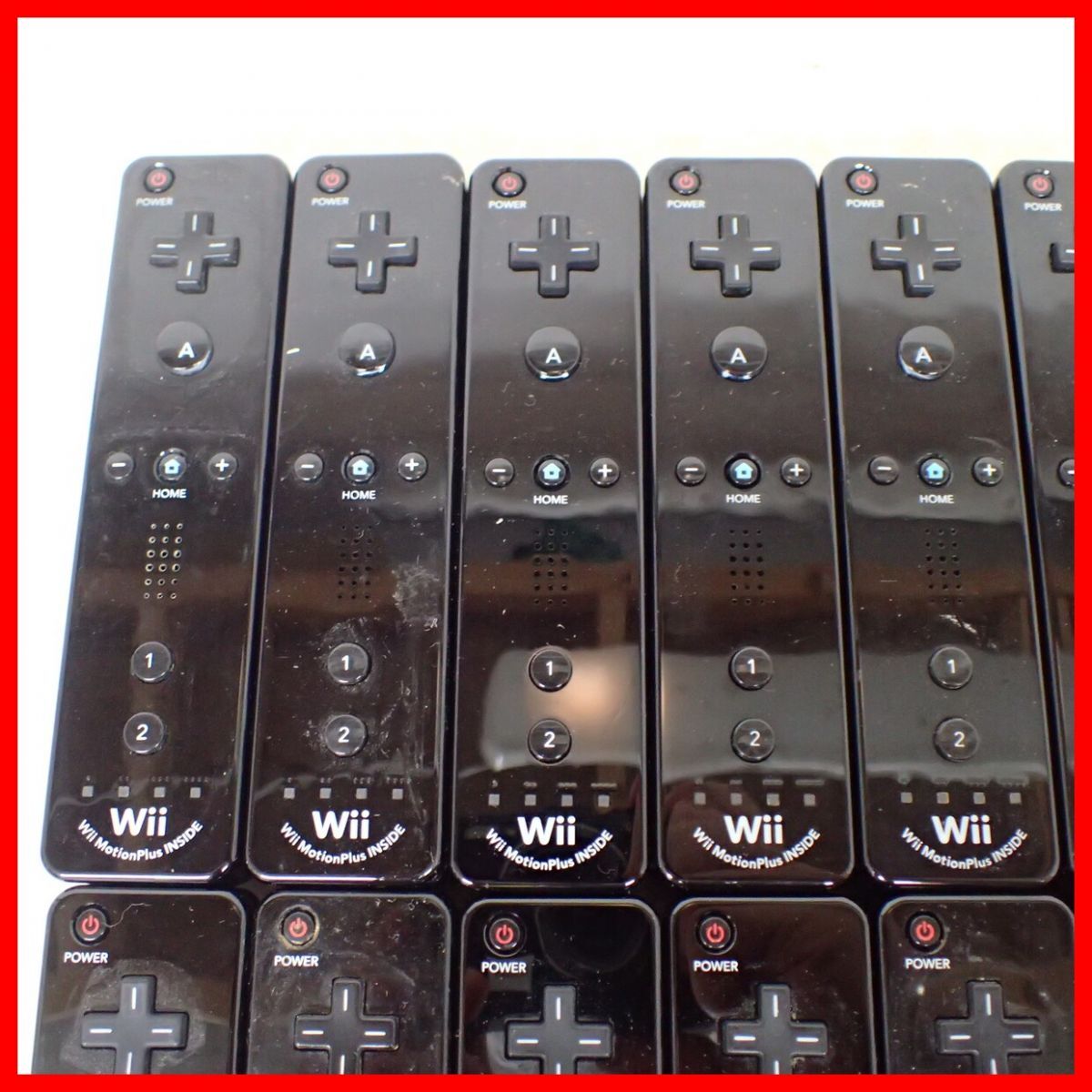 Wii controller Wii remote control plus RVL-036 black together 20 piece large amount set nintendo Nintendo silicon with cover [20