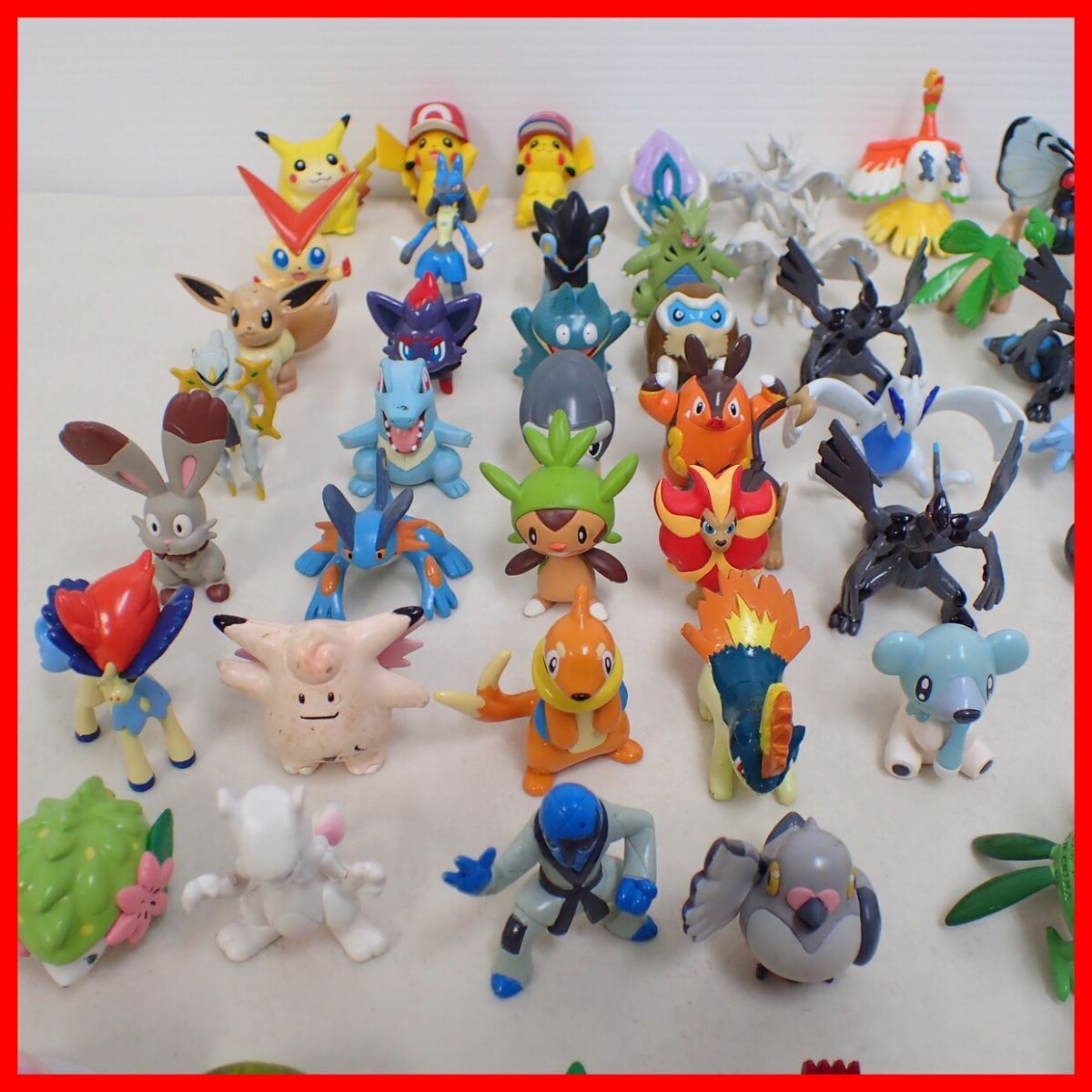 ∂ Pokemon figure monster collection clear contains Pikachu / acid kn/resi Ram etc. 100 point large amount set monkoreTOMY Tommy [10