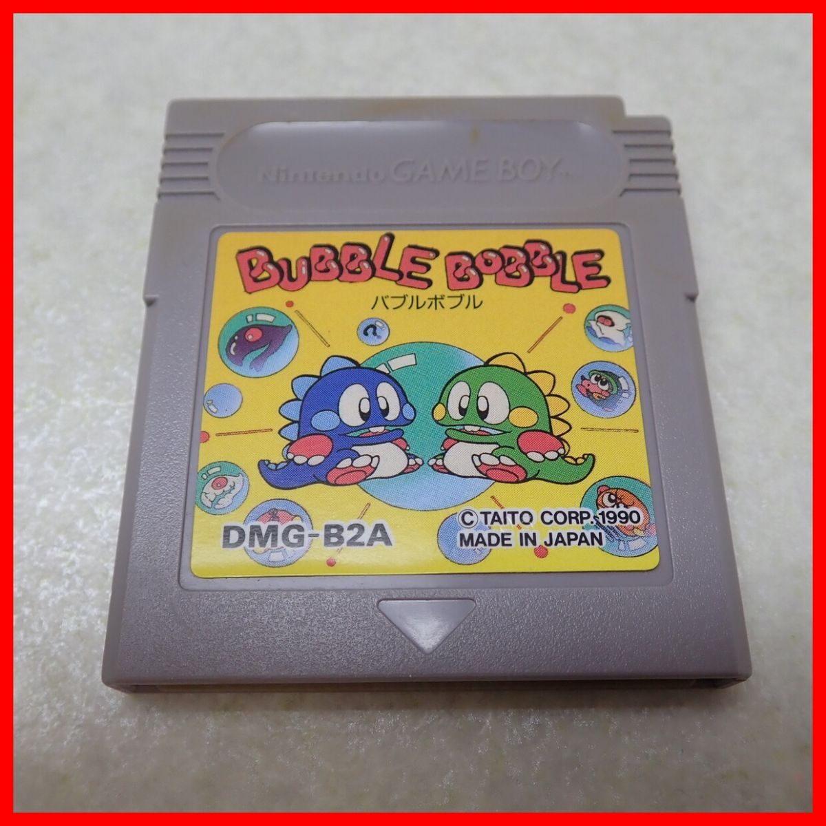 Φ動作保証品 GB ゲームボーイ BUBBLE BOBBLE バブルボブル TAITO タイトー【PP_画像1