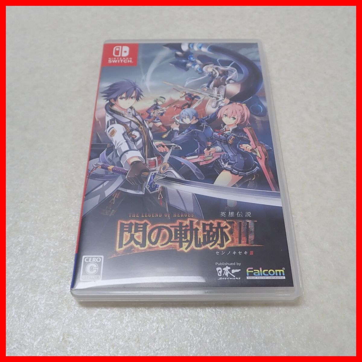 Φ動作保証品 NSW ニンテンドーSWITCH THE LEGEND HEROES 英雄伝説 閃の軌跡 III センノキセキ III 日本一ソフトウェア 箱ハガキ付【PP_画像6