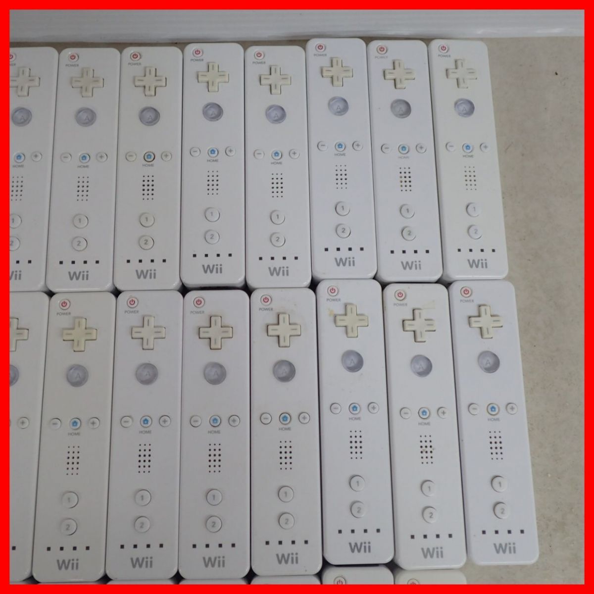 Wii リモコン コントローラ RVL-003 シロ まとめて 50個 大量セット 任天堂 Nintendo シリコンカバー付き【20_画像3