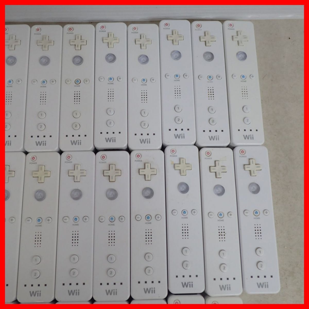 Wii remote control controller RVL-003 white together 50 piece large amount set nintendo Nintendo silicon with cover [20